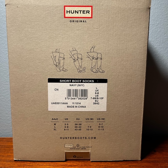 Hunter Blue Boot Socks - Picture 2 of 7